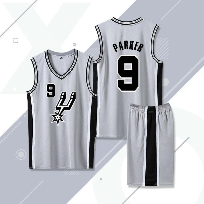 Spurs Jersey No. 21 Duncan Leonard Ginobili Jersey Leonard Aldridge Basketball Wear Suit