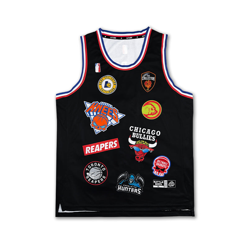 SD Basketball Wear Reapers Street Ball Competition Team Uniform Men's Street Vest Training Basketball Jersey American Fighter Quick-Drying