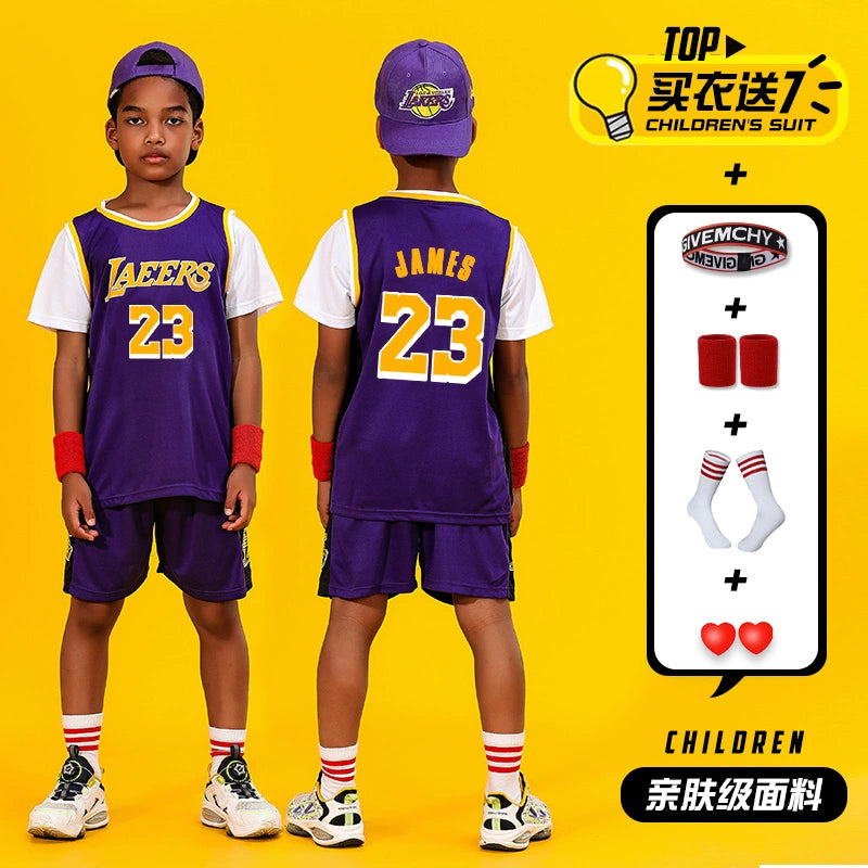 James Suit Girl 24 Th Kids Basketball Wear