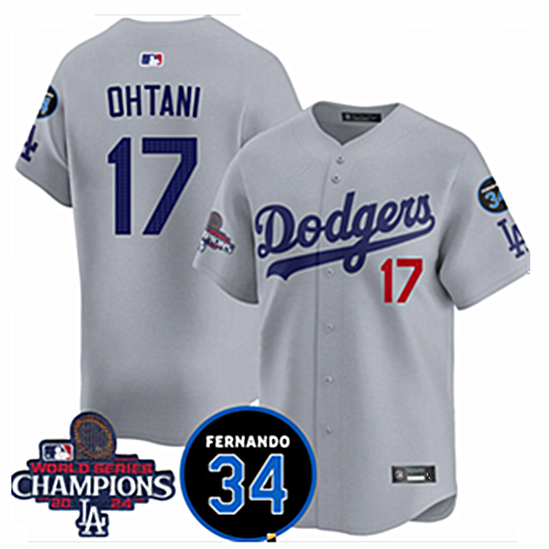 Los Angeles Dodgers Los Angeles Dodgers 17# Ohtani Men's and Women's Kids Baseball Jersey