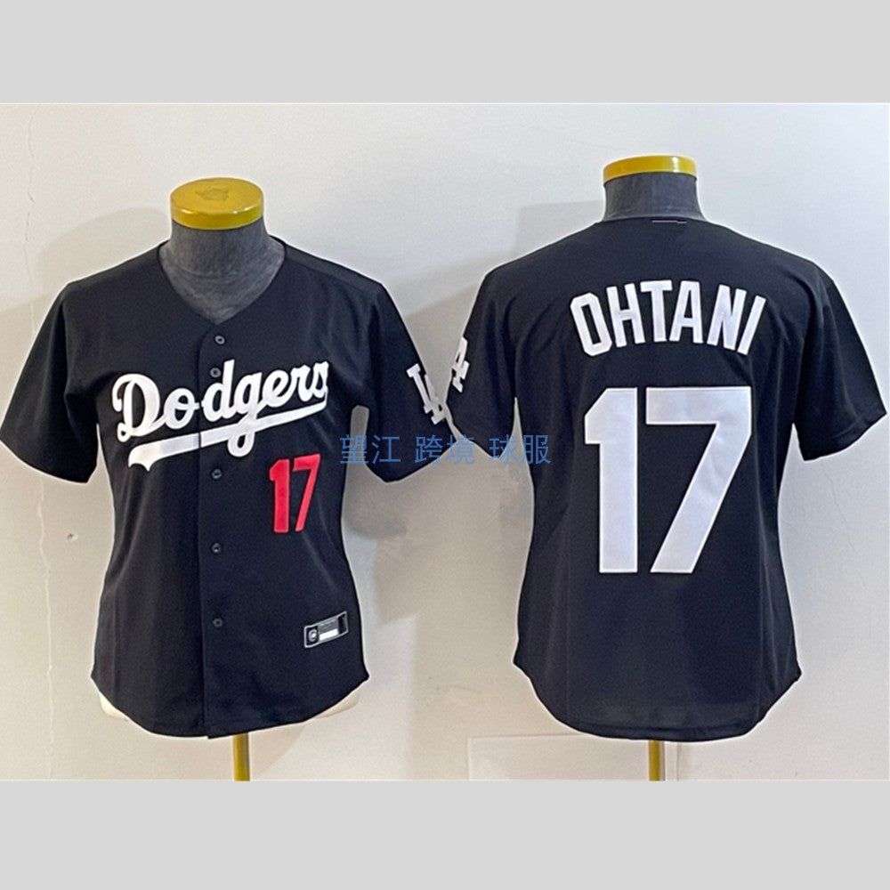 Los Angeles Dodgers Los Angeles Dodgers 17# Ohtani Men's and Women's Kids Baseball Jersey