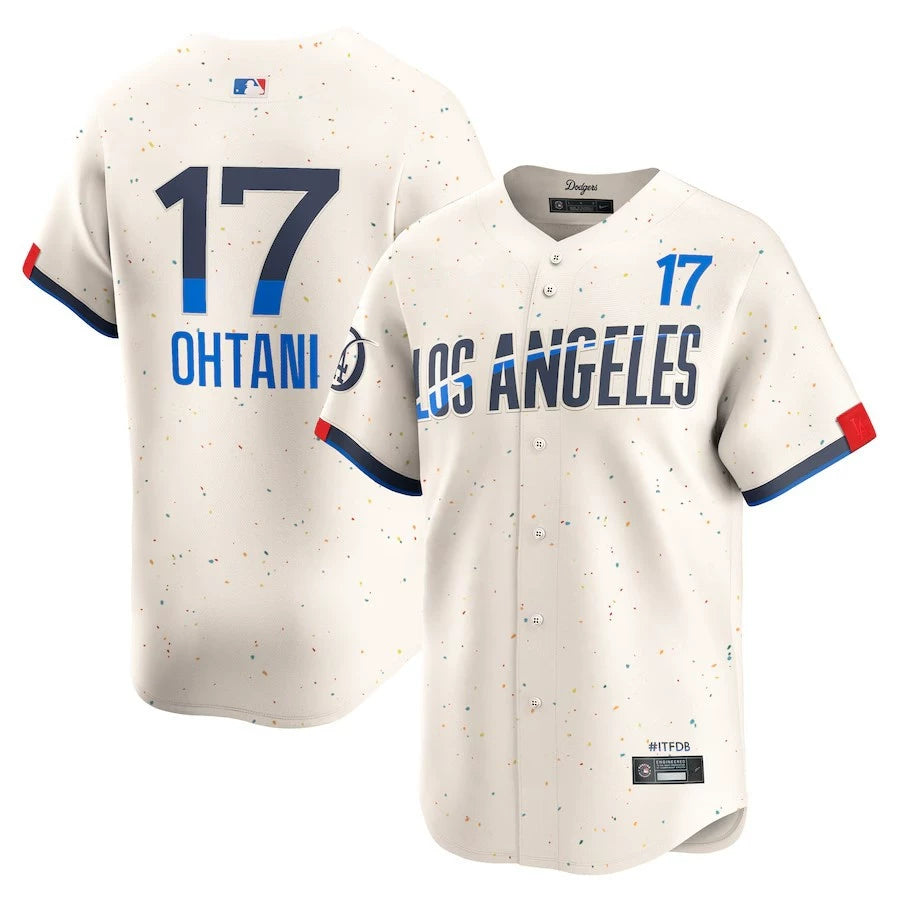 Los Angeles Dodgers Los Angeles Dodgers 17# Ohtani Men's and Women's Kids Baseball Jersey