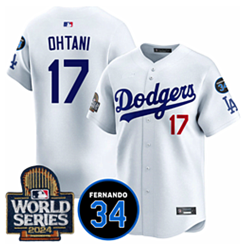 Los Angeles Dodgers Los Angeles Dodgers 17# Ohtani Men's and Women's Kids Baseball Jersey