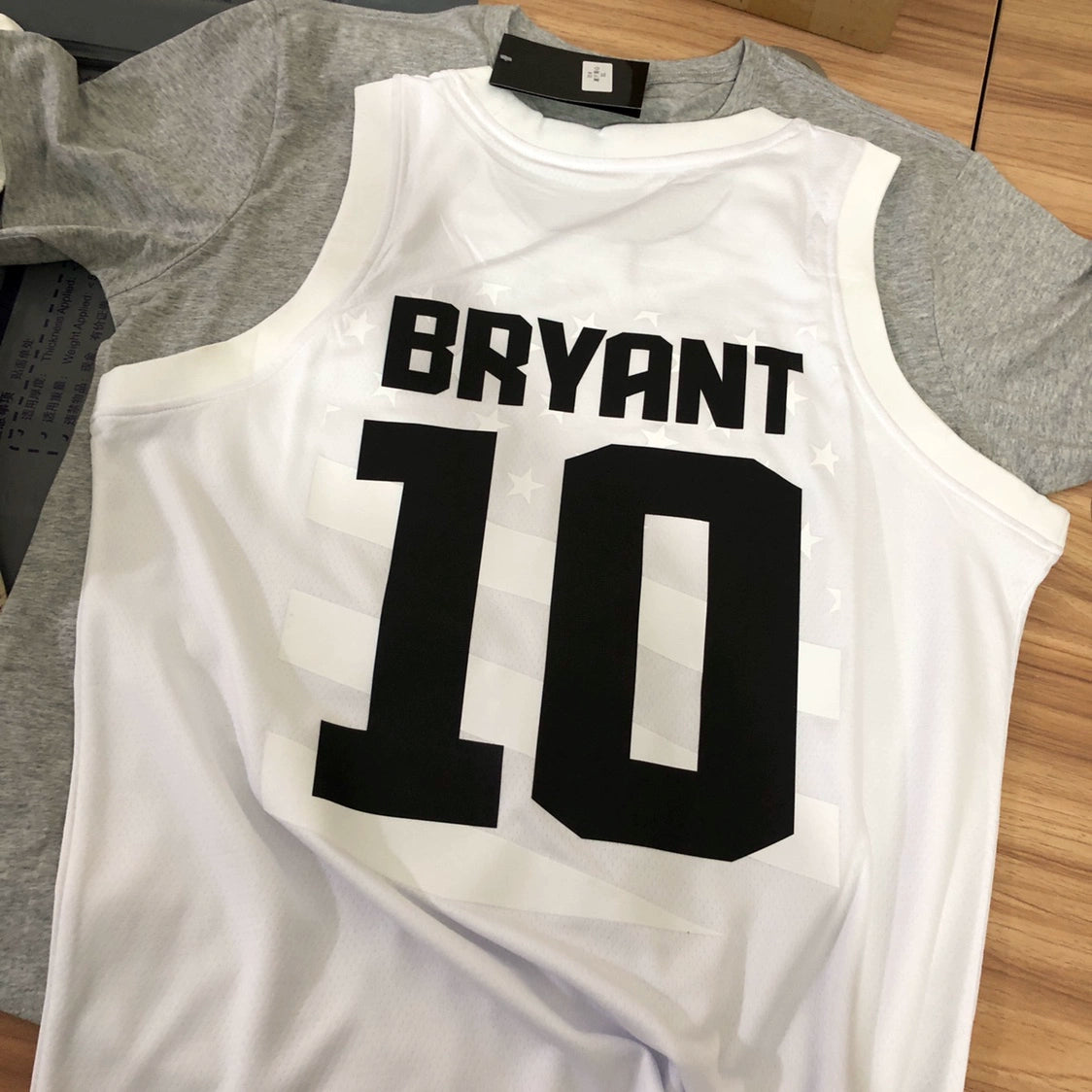 Export Leftover Stock Clearance Dream Team No. 10 Kobe USA Quick-Dry Vest Jersey
