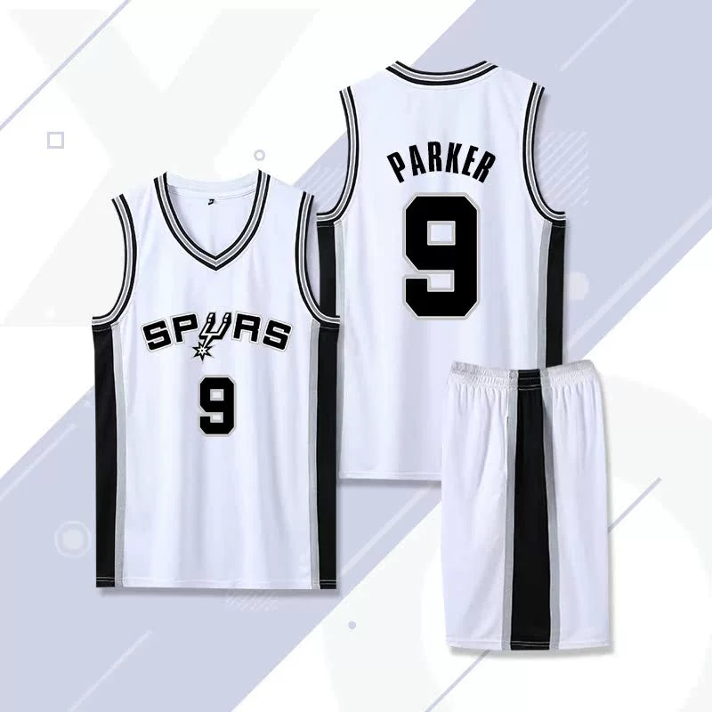Spurs Jersey No. 21 Duncan Leonard Ginobili Jersey Leonard Aldridge Basketball Wear Suit