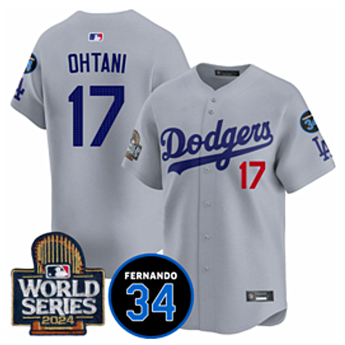 Los Angeles Dodgers Los Angeles Dodgers 17# Ohtani Men's and Women's Kids Baseball Jersey