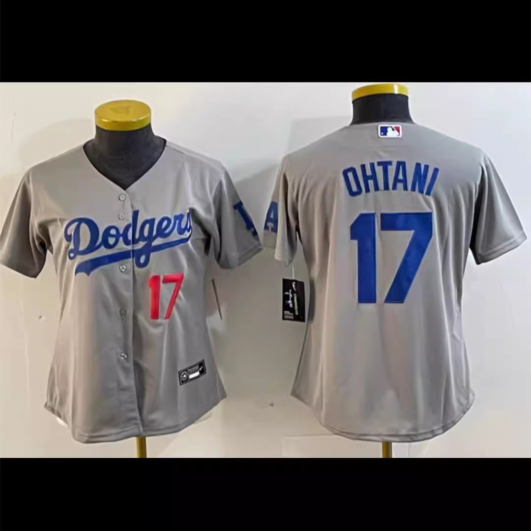 Los Angeles Dodgers Los Angeles Dodgers 17# Ohtani Men's and Women's Kids Baseball Jersey