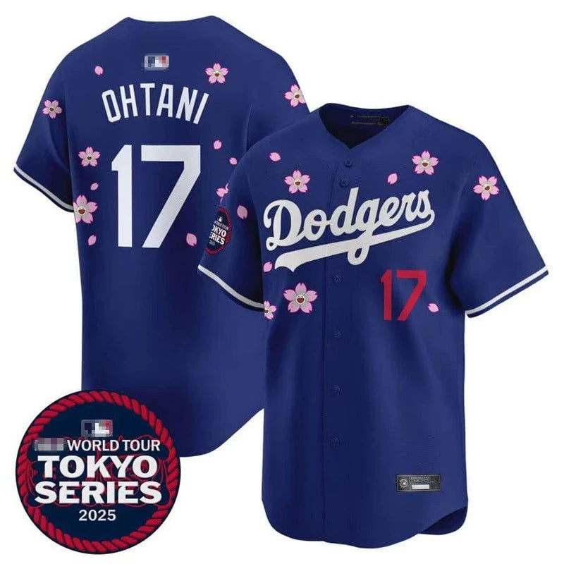 Los Angeles Dodgers Los Angeles Dodgers 17# Ohtani Men's and Women's Kids Baseball Jersey