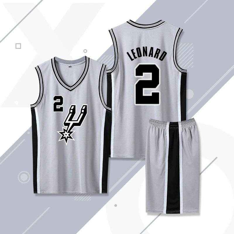 Spurs Jersey No. 21 Duncan Leonard Ginobili Jersey Leonard Aldridge Basketball Wear Suit