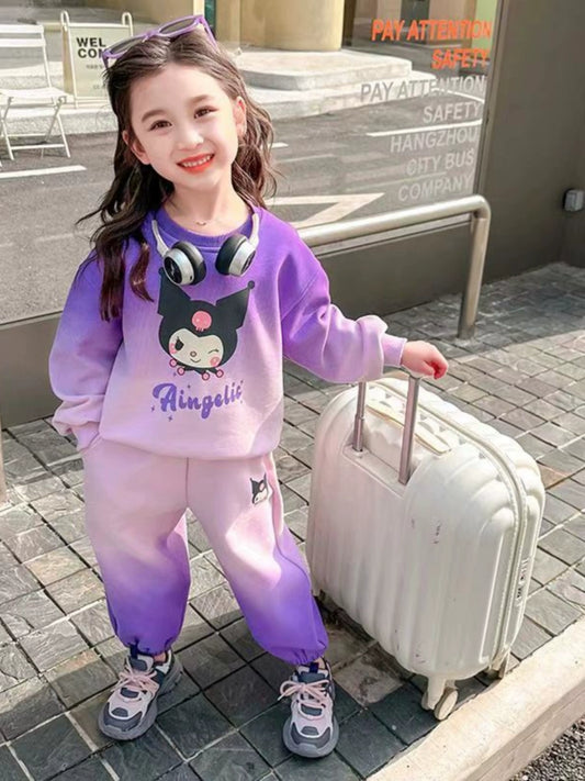 Fleece-lined Clow M Spring & Fall Western Style Baby Girl Sweatshirt