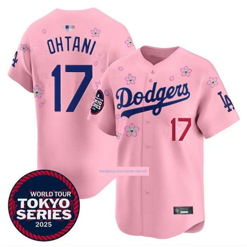Los Angeles Dodgers Los Angeles Dodgers 17# Ohtani Men's and Women's Kids Baseball Jersey