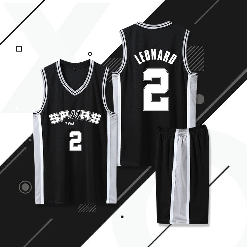 Spurs Jersey No. 21 Duncan Leonard Ginobili Jersey Leonard Aldridge Basketball Wear Suit