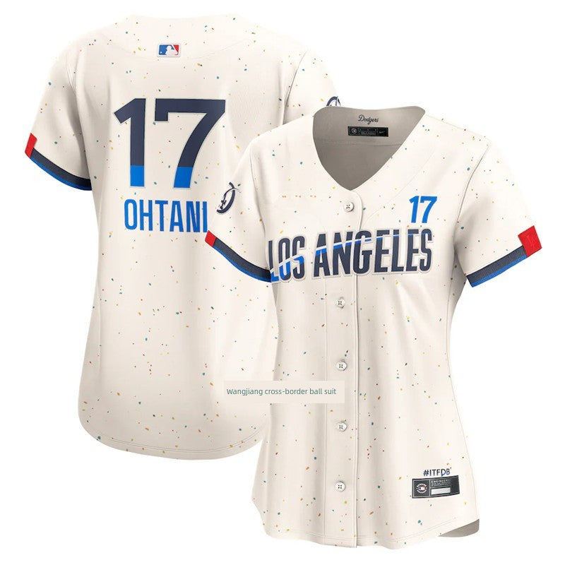 Los Angeles Dodgers Los Angeles Dodgers 17# Ohtani Men's and Women's Kids Baseball Jersey