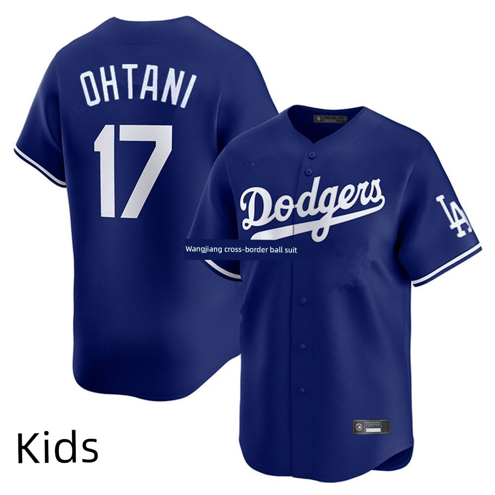 Los Angeles Dodgers Los Angeles Dodgers 17# Ohtani Men's and Women's Kids Baseball Jersey