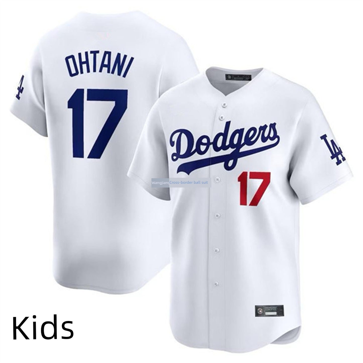 Los Angeles Dodgers Los Angeles Dodgers 17# Ohtani Men's and Women's Kids Baseball Jersey