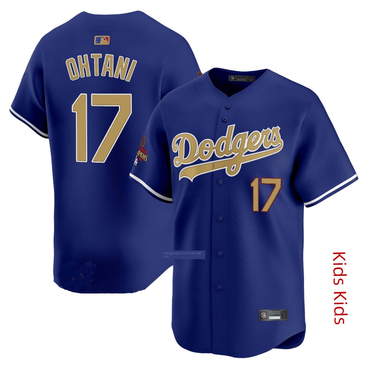 Los Angeles Dodgers Los Angeles Dodgers 17# Ohtani Men's and Women's Kids Baseball Jersey