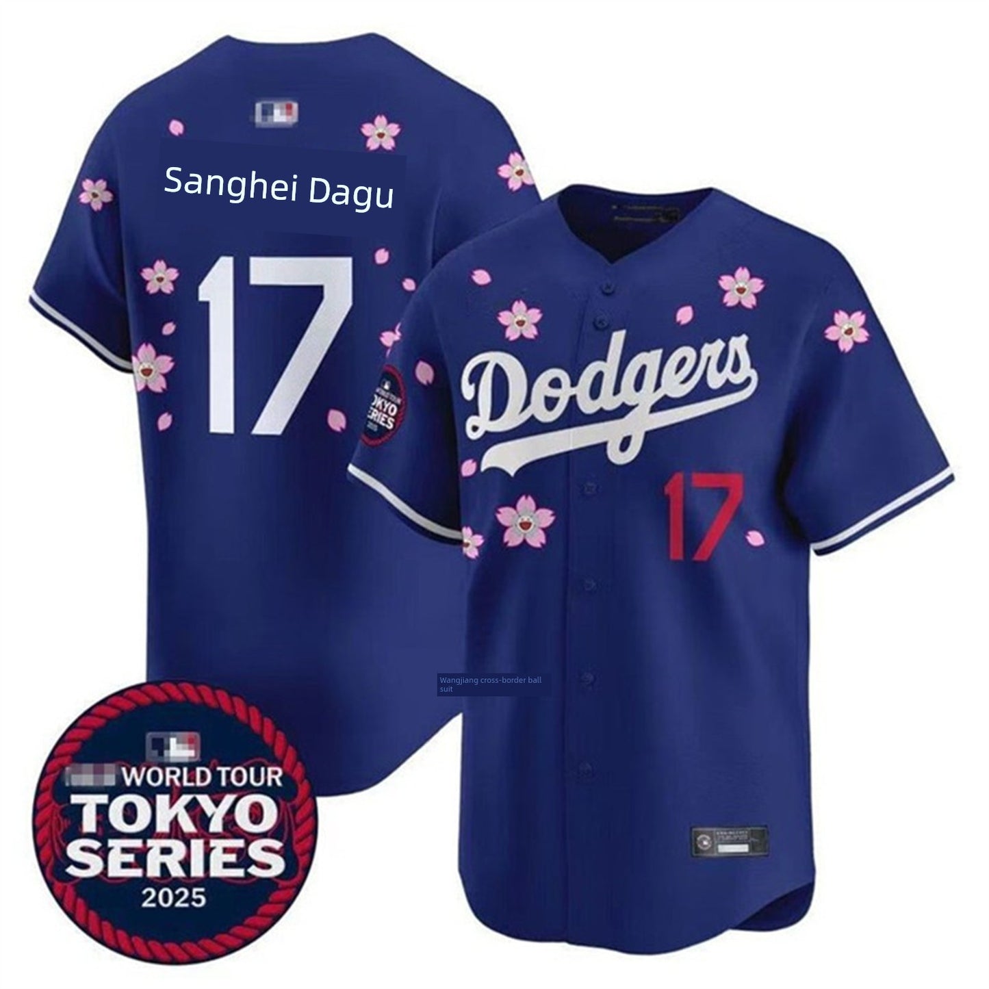 Los Angeles Dodgers Los Angeles Dodgers 17# Ohtani Men's and Women's Kids Baseball Jersey