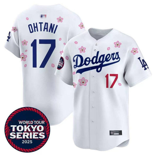 Los Angeles Dodgers Los Angeles Dodgers 17# Ohtani Men's and Women's Kids Baseball Jersey