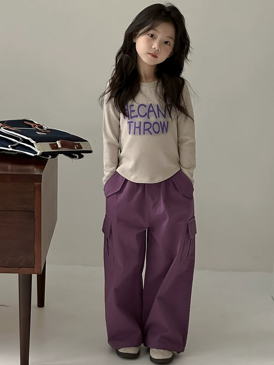 Girl Suit Fall and Winter Korean Children Trendy Long Sleeve Top