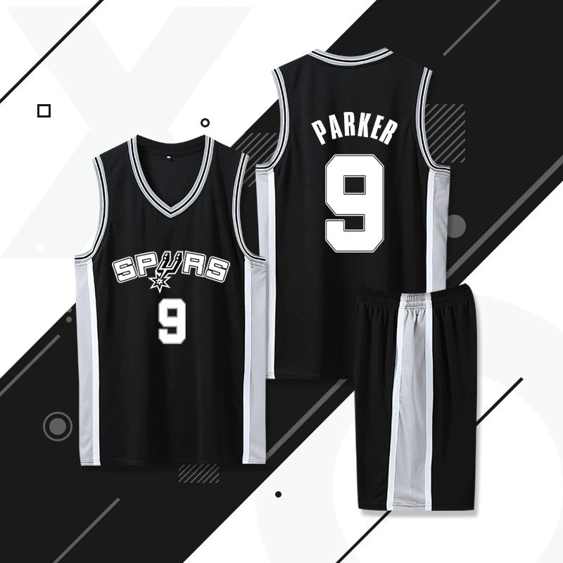 Spurs Jersey No. 21 Duncan Leonard Ginobili Jersey Leonard Aldridge Basketball Wear Suit