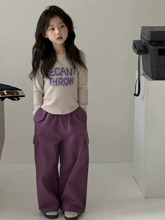 Girl Suit Fall and Winter Korean Children Trendy Long Sleeve Top