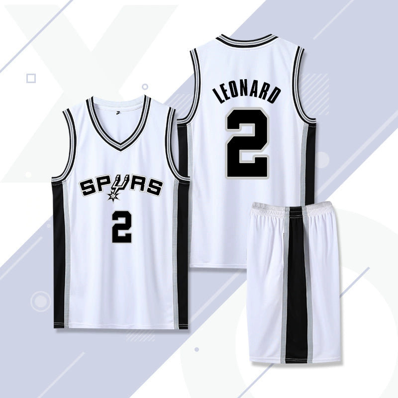 Spurs Jersey No. 21 Duncan Leonard Ginobili Jersey Leonard Aldridge Basketball Wear Suit