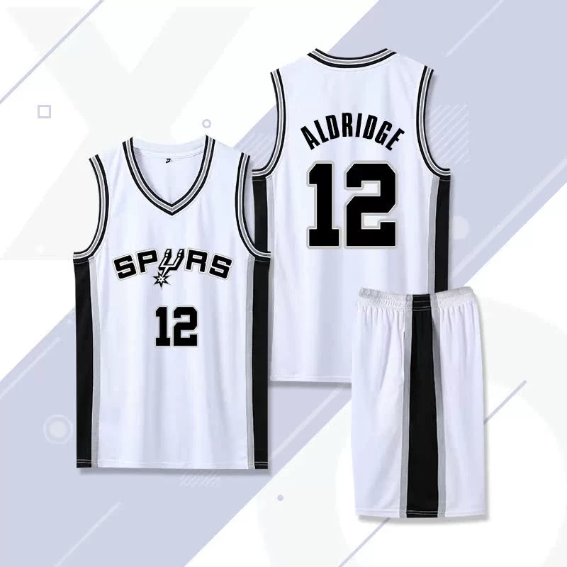 Spurs Jersey No. 21 Duncan Leonard Ginobili Jersey Leonard Aldridge Basketball Wear Suit