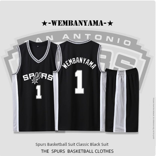 Spurs Jersey No. 21 Duncan Leonard Ginobili Jersey Leonard Aldridge Basketball Wear Suit