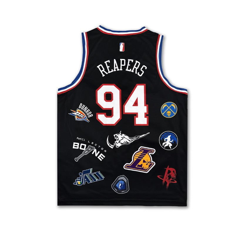 SD Basketball Wear Reapers Street Ball Competition Team Uniform Men's Street Vest Training Basketball Jersey American Fighter Quick-Drying