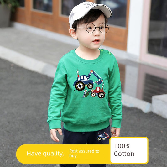 Balala Sweater Spring and Autumn Stylish Excavator Children's Clothing