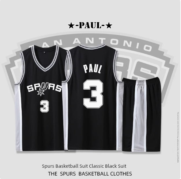 Spurs Jersey No. 21 Duncan Leonard Ginobili Jersey Leonard Aldridge Basketball Wear Suit